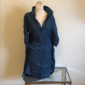 Max Jeans Marla dark denim shirt dress BNWT boho